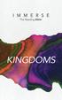 The Reading Bible KINGDOMS. Tyndale House Publishers, Inc. Carol Stream, Illinois CREATED IN ALLIANCE WITH