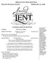 SERVICE FOR THE LORD S DAY SECOND SUNDAY OF LENT FEBRUARY 25, 2018