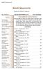 Adult Quarterly THE NAMES OF GOD S PEOPLE. Prepared by David O. Johnson. Vol. 100, No. 4 ISSUED SEPTEMBER, 2014 FALL QUARTER