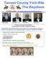 Welcome to the March 2016 edition Tarrant County York Rite Association Newsletter
