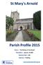 St Mary's Arnold Parish Profile 2015 Patron The Bishop of Southwell Population approx. 25,000 Electoral Roll 196 Deanery