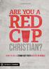 Are You a Red-Cup Christian? How to Live a Stand-Out Faith in a Fit-In World Lars Rood. group.com simplyyouthministry.com