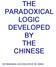 THE PARADOXICAL LOGIC DEVELOPED BY THE CHINESE