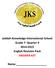 Jeddah Knowledge International School Grade 7- Quarter English Revision Pack ANSWER KEY Name: