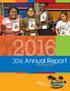2016 Annual Report. KiDs Beach Club