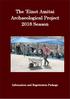 The Einot Amitai Archaeological Project 2018 Season