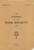 VOLUME XXXVIII, PT. 2 January 1951 THE JOURNAL OF THE SIAM SOCIETY <J S S) BANGKOK
