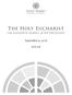 The Holy Eucharist the sixteenth sunday after pentecost