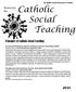 Principles of Catholic Social Teaching