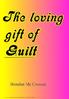 The loving gift of Guilt. Brendan Mc Crossan