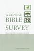 A CONCISE BIBLE SURVEY TRACING THE PROMISES OF GOD CHRISTOPHER CONE