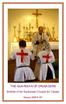 THE GUARDIAN OF CRUSADERS. Bulletin of the Eucharistic Crusade for Canada. January 2009 # 187