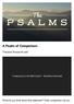 A Psalm of Comparison
