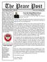 The Peace Post. From the Desk of Pastor Messer. Pastor Messer INSIDE THIS ISSUE. Peace Lutheran Church ~ Alma, MI Vol. 10, No.