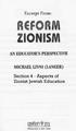 Excerpt From: R ISM. REF Zl AN EDUCATOR'S PERSPECTIVE MICHAEL LIVNI (LANGER) Section 4 - Aspects of Zionist Jewish Education JERUSALEM + NEW YORK