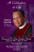 Rev. Dr. Joan S. Parrott 11 A Celebration of Life