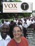 vox FranciscanA Franciscan charism blossoms all over the globe Ordo Franciscanus Saecularis SUMMER 2018 Published by CIOFS