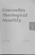 Concoll~i(] Theological Monthly.
