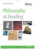 Philosophy at Reading