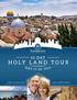 10-DAY HOLY LAND TOUR TO PARIS, FRANCE FOR FOUR DAYS. with SPECIAL OPTIONAL EXTENSION