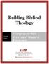 Building Biblical Theology
