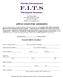 Florida International F.I.T.S Theological Seminary APPLICATION FOR ADMISSION