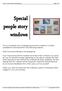 Special people story windows