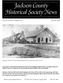Jackson County Historical Society News