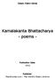 Kamalakanta Bhattacharya - poems -