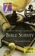 CHRISTIANITY WITHOUT THE RELIGION BIBLE SURVEY. The Un-devotional. JOB Week 1