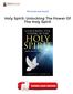Holy Spirit: Unlocking The Power Of The Holy Spirit PDF