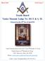 Trestle Board Venice Masonic Lodge No. 301 F. & A. M.