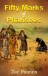 Fifty Marks of Pharisees. Zac Poonen