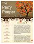 The Perry Peeper. Looking Up. November Mark Your Calendar Bringing in the Harvest Ladies Luncheon
