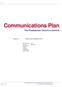 Communications Plan. Version:1.2 Revision Date November18, Ellen Reynolds; Ruth Benedict Virginia Champlin Fred Schuhle Cathy Thurston