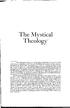 The Mystical Theology 1