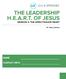 THE LEADERSHIP H.E.A.R.T. OF JESUS