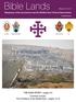 Bible Lands Winter Magazine of the Jerusalem and the Middle East Church Association