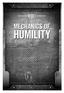 MECHANICS OF HUMILITY