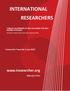 INTERNATIONAL RESEARCHERS Volume No.7 Issue No.2 June 2018 ISSN