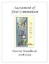 Sacrament of First Communion