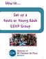 How to. Set up a Youth or Young Adult SSVP Group