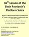 36 th Lesson of the Sixth Patriarch s Platform Sutra