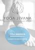 YOGA IMMERSION. a program of progressive learning