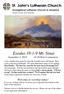 Exodus 19:1-9 Mt. Sinai September 2, :30 Holy Communion