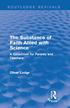 Routledge Revivals The Substance of Faith Allied with Science