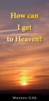 How can I get to Heaven?