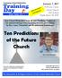 Ten Predictions of the Future Church