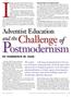 Postmodernism. Adventist Education. and thechallenge of