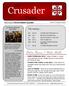 Crusader. Times. Nota Bene / Note Well: The. Upcoming. NEWS FROM THE ATONEMENT ACADEMY Issue 11: October 5, 2015 CATHOLIC SCHOOL MATTERS!